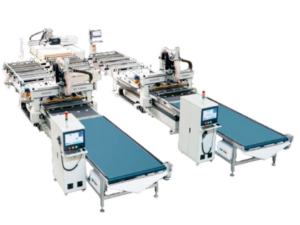 AUTOMATIC PRODUCTION LINE FOR PANEL FURNITURE